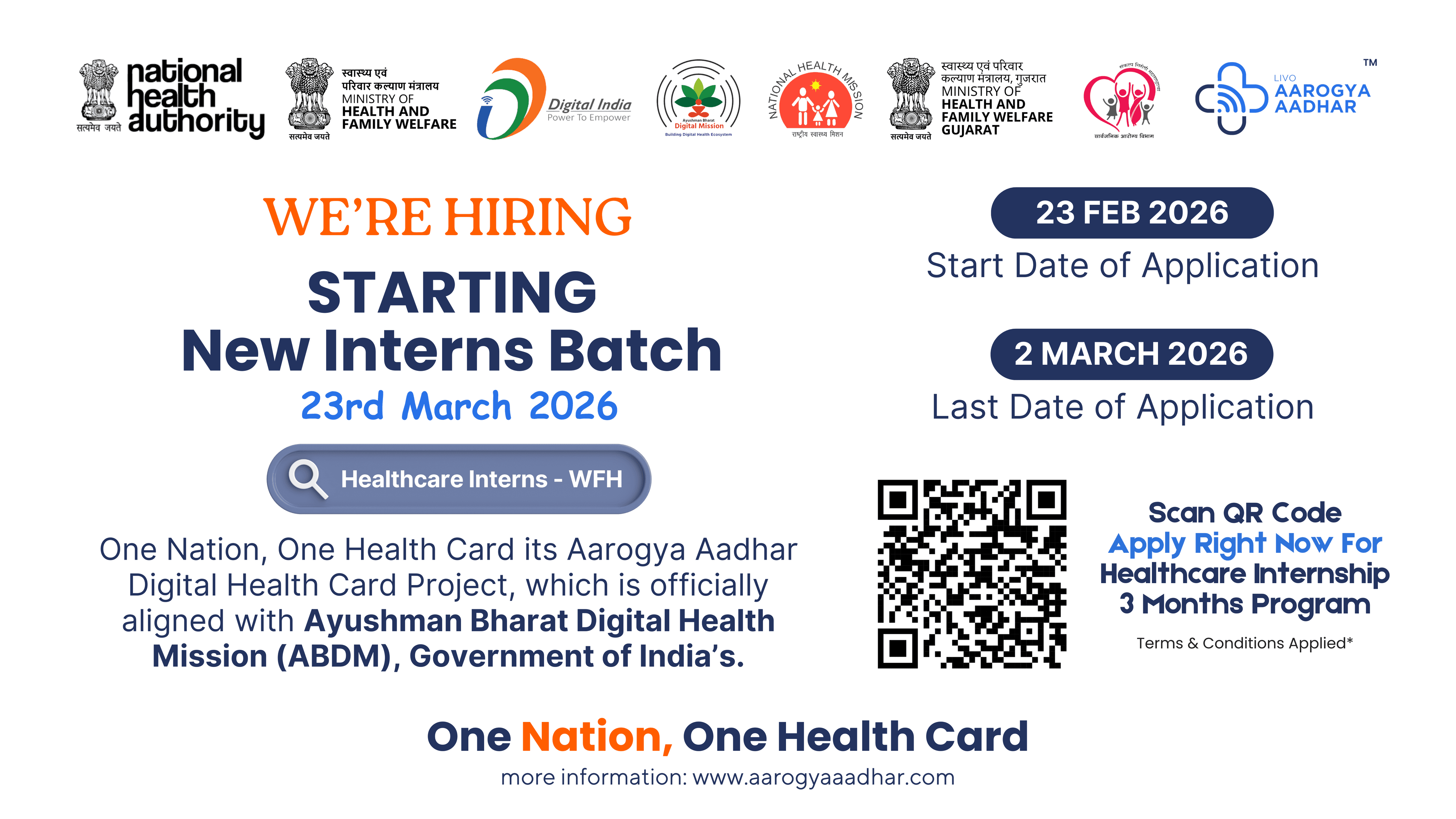 Healthcare Interns - WFH