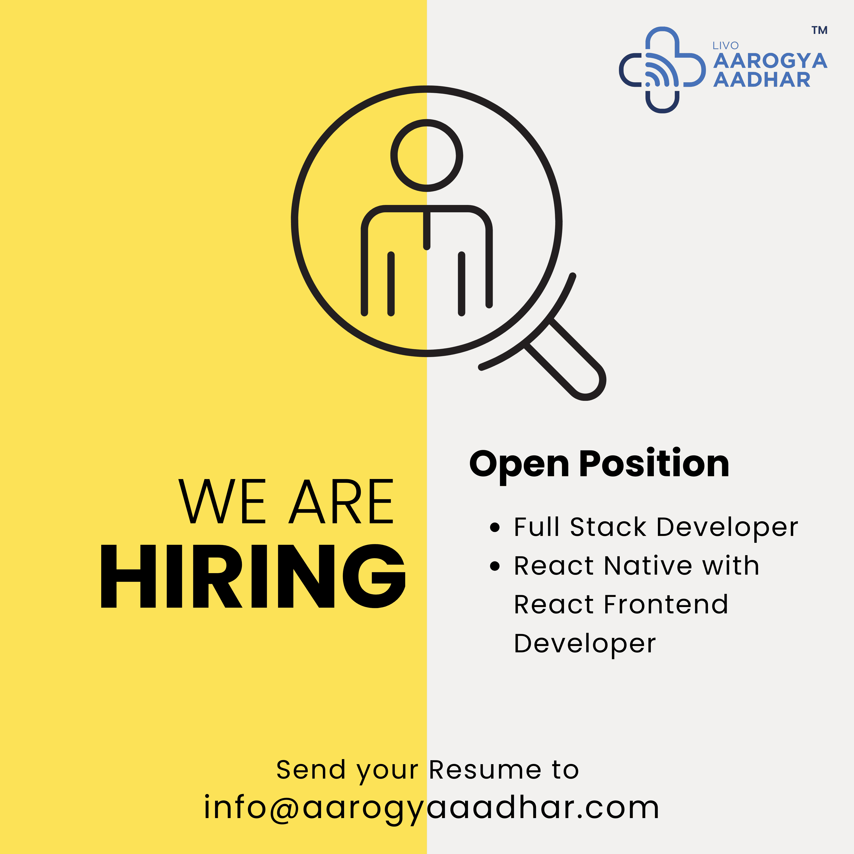 Hiring Developers — Full Stack | React | React Native